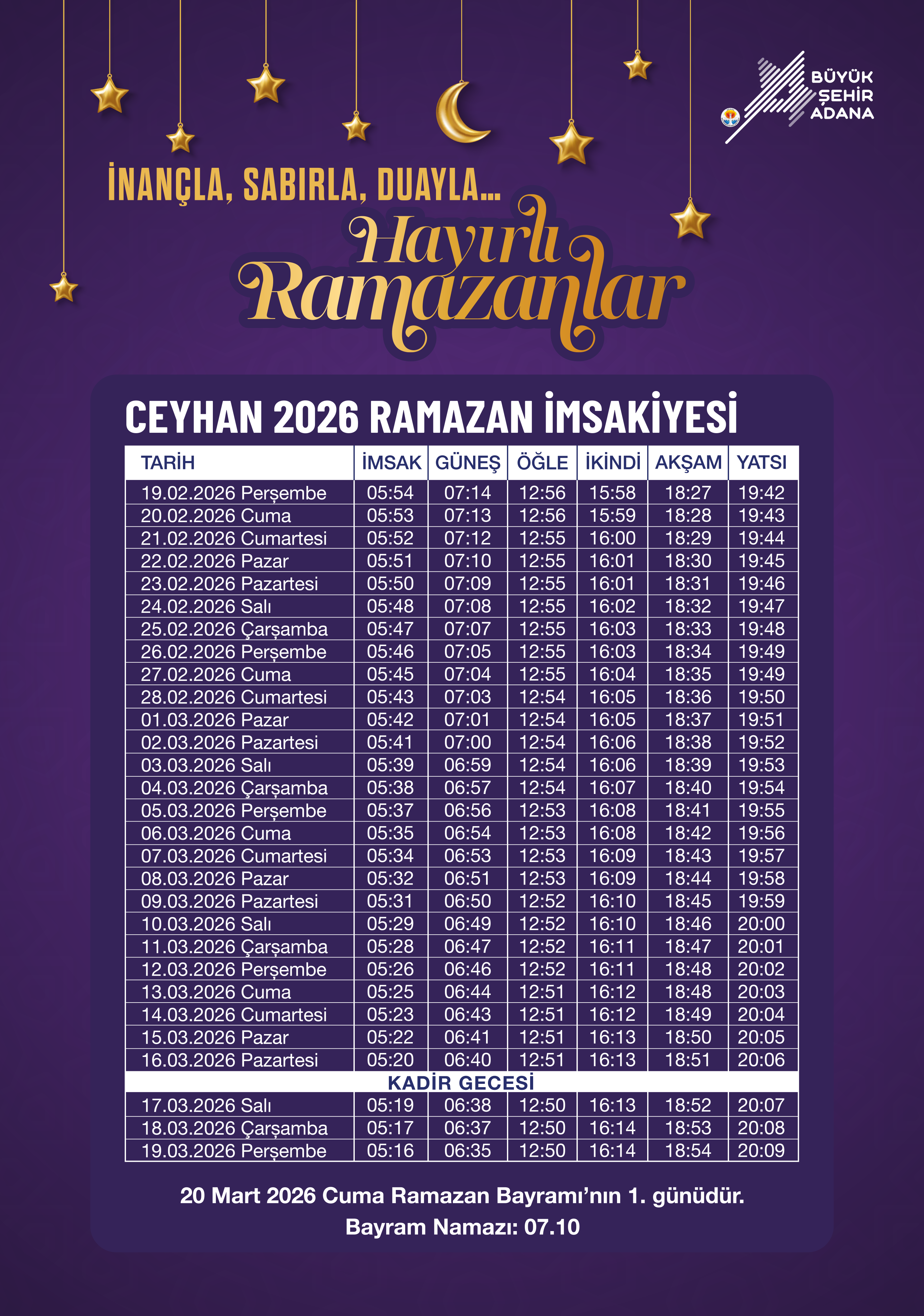 ramazan takvimi (2) ramazan takvimi (2)