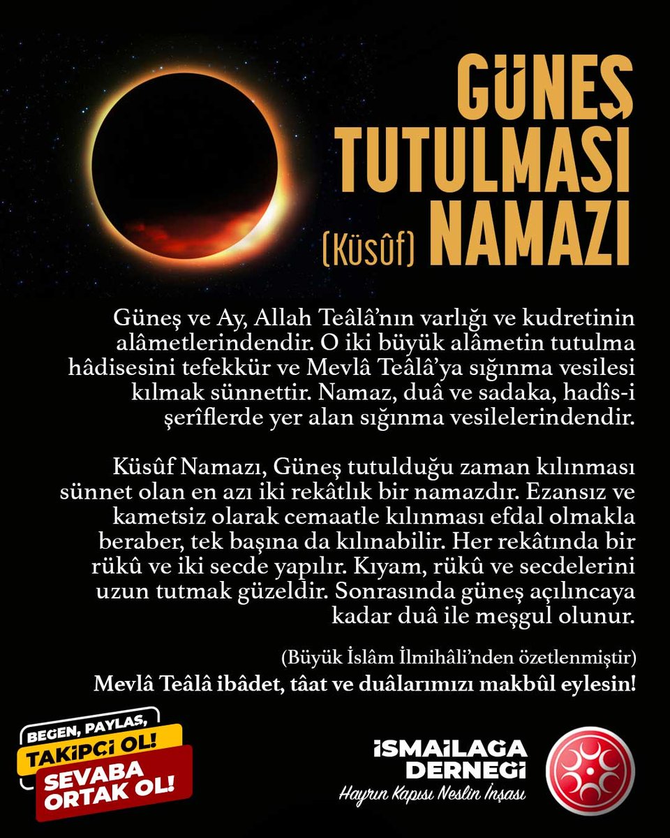 küsuf namazı