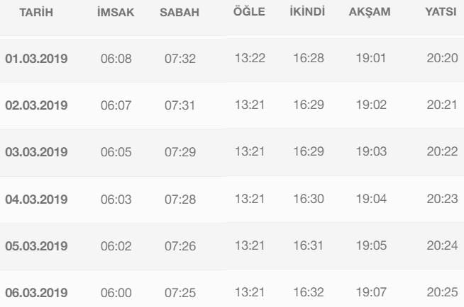 cuma namaz vakti